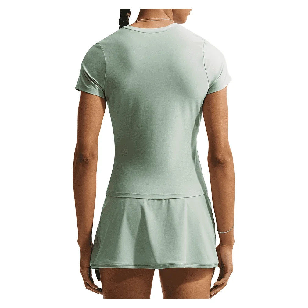 Women's Dri-FIT Victory Short Sleeve Tennis Top,Apparel,Nike,,,Tennis Express,IB3776-006-1