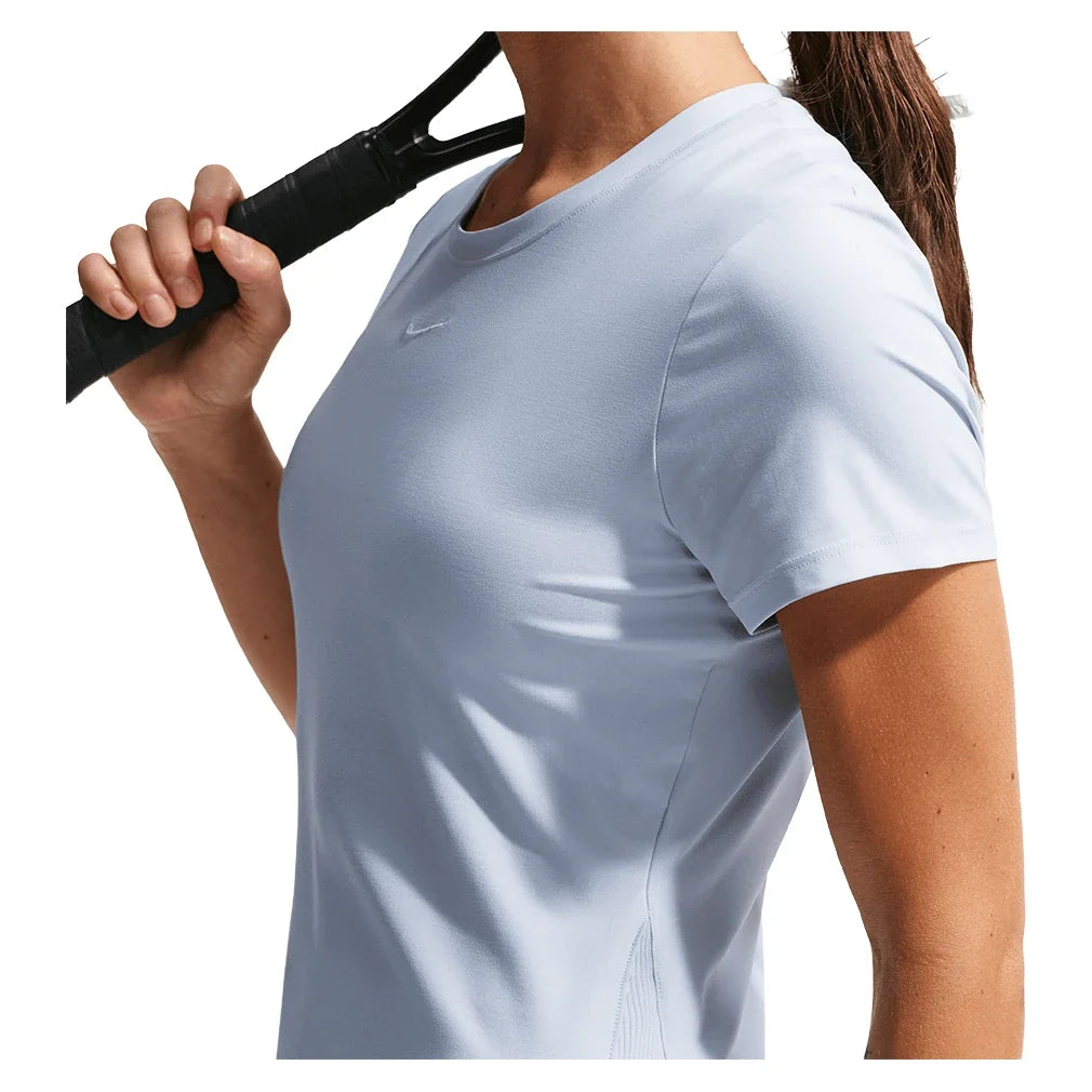 Women's Dri-FIT Victory Short Sleeve Tennis Top,Apparel,Nike,,,Tennis Express,IB3776-407-2