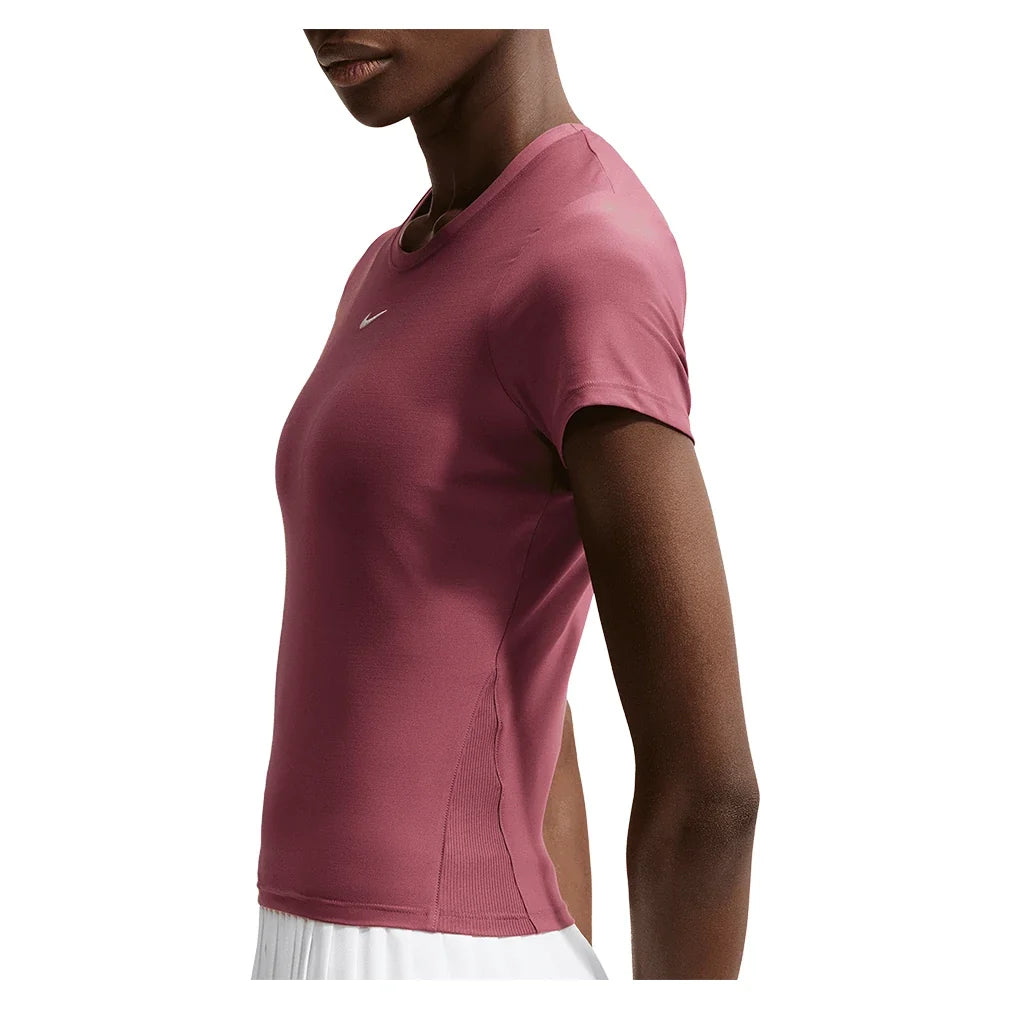 Women's Dri-FIT Victory Short Sleeve Tennis Top,Apparel,Nike,,,Tennis Express,IB3776-654-1