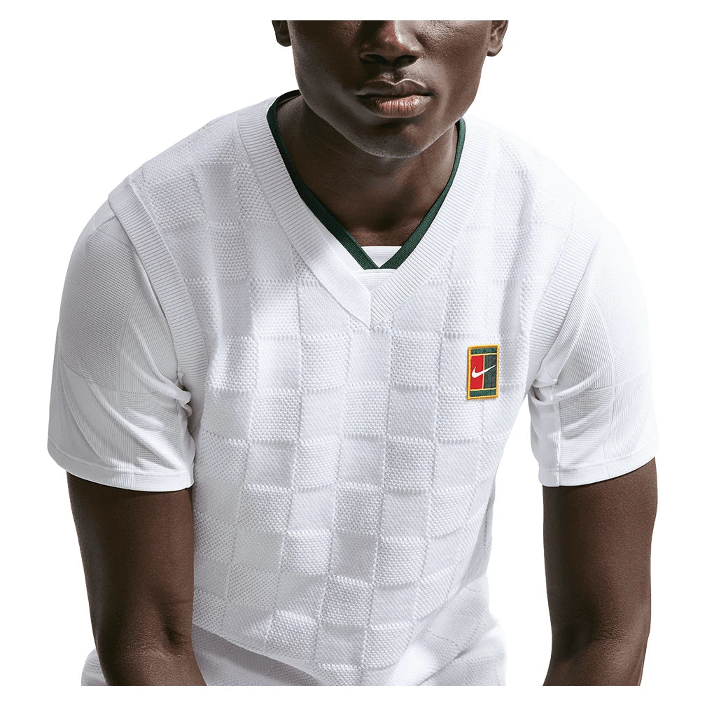 Men's London Court Dri-FIT Slam Tennis Sweater Vest,Apparel,Nike,,,Tennis Express,IF1929-100-2