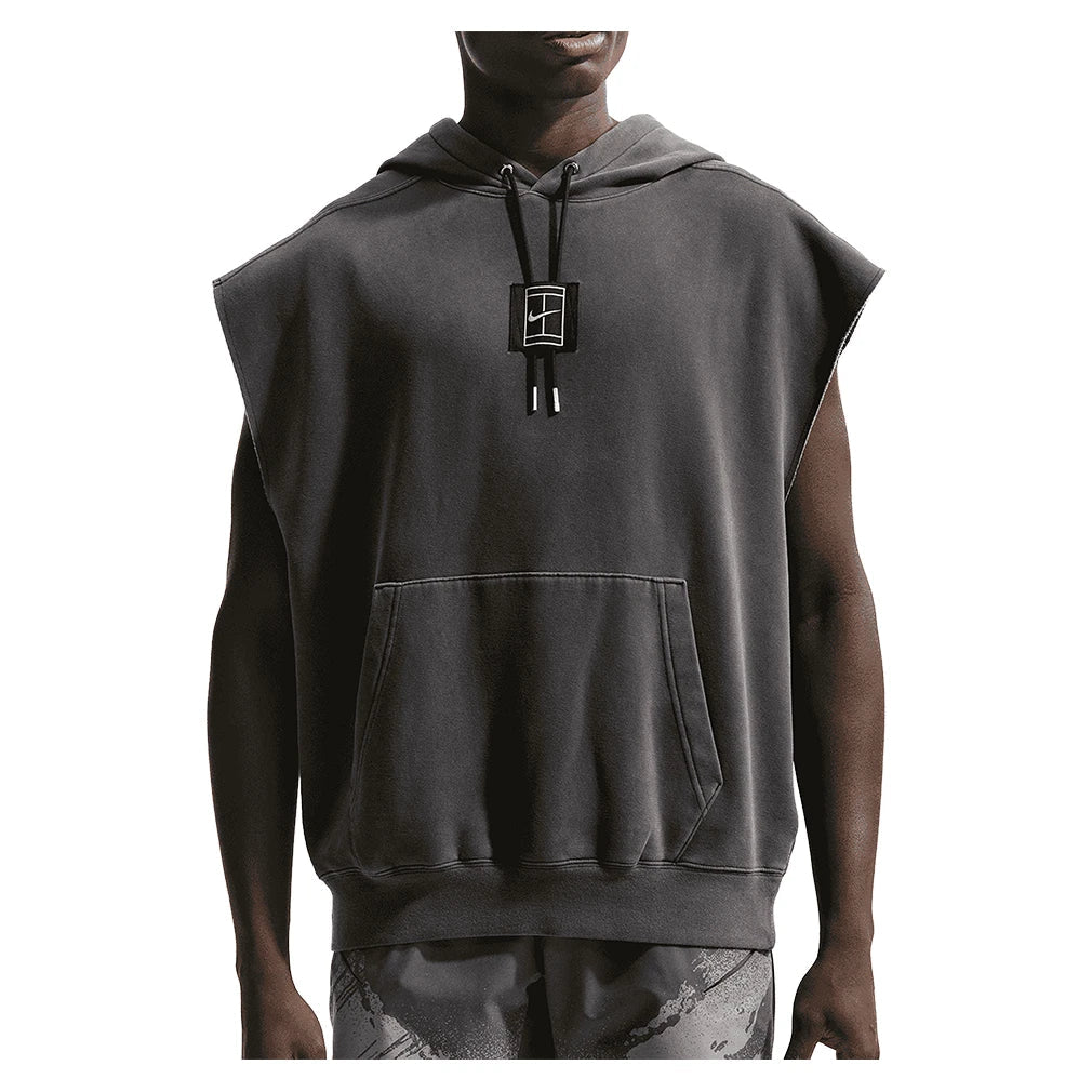 Men's Paris Court Slam Sleeveless Tennis Pullover Hoodie,Apparel,Nike,060 Anthracite,XS,Tennis Express,IF1938-060