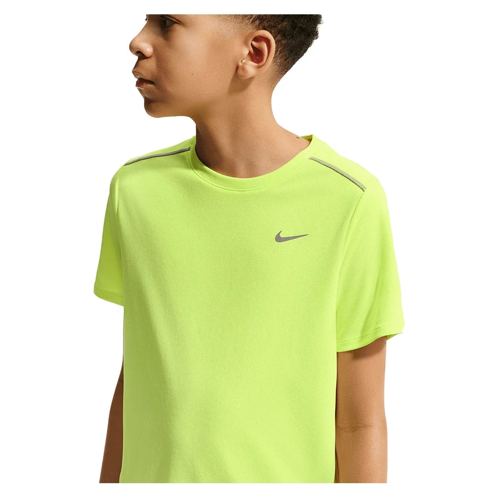 Boys' Dri-FIT Short Sleeve Miler Top-Apparel-Nike-IF2425-737-2-Tennis Express