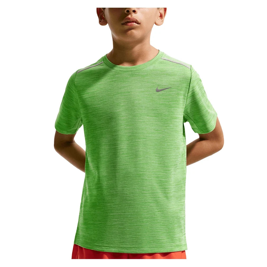 Boys' Dri-FIT Short Sleeve Miler Top-Apparel-Nike-IF2425-S26-360-3-705790Tennis Express