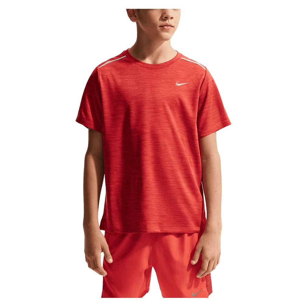 Boys' Dri-FIT Short Sleeve Miler Top-Apparel-Nike-IF2425-S26-696-3-705800Tennis Express