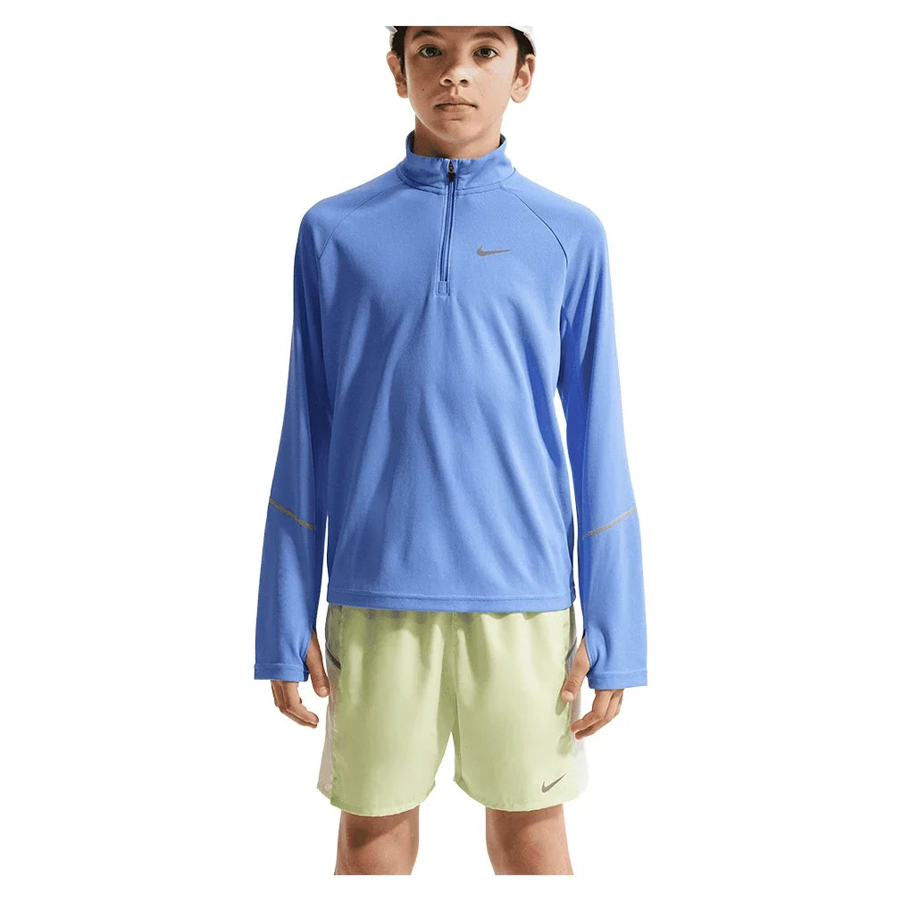 Boys' Dri-FIT Miler Half Zip Top-Apparel-Nike-IF2426-494-Tennis Express