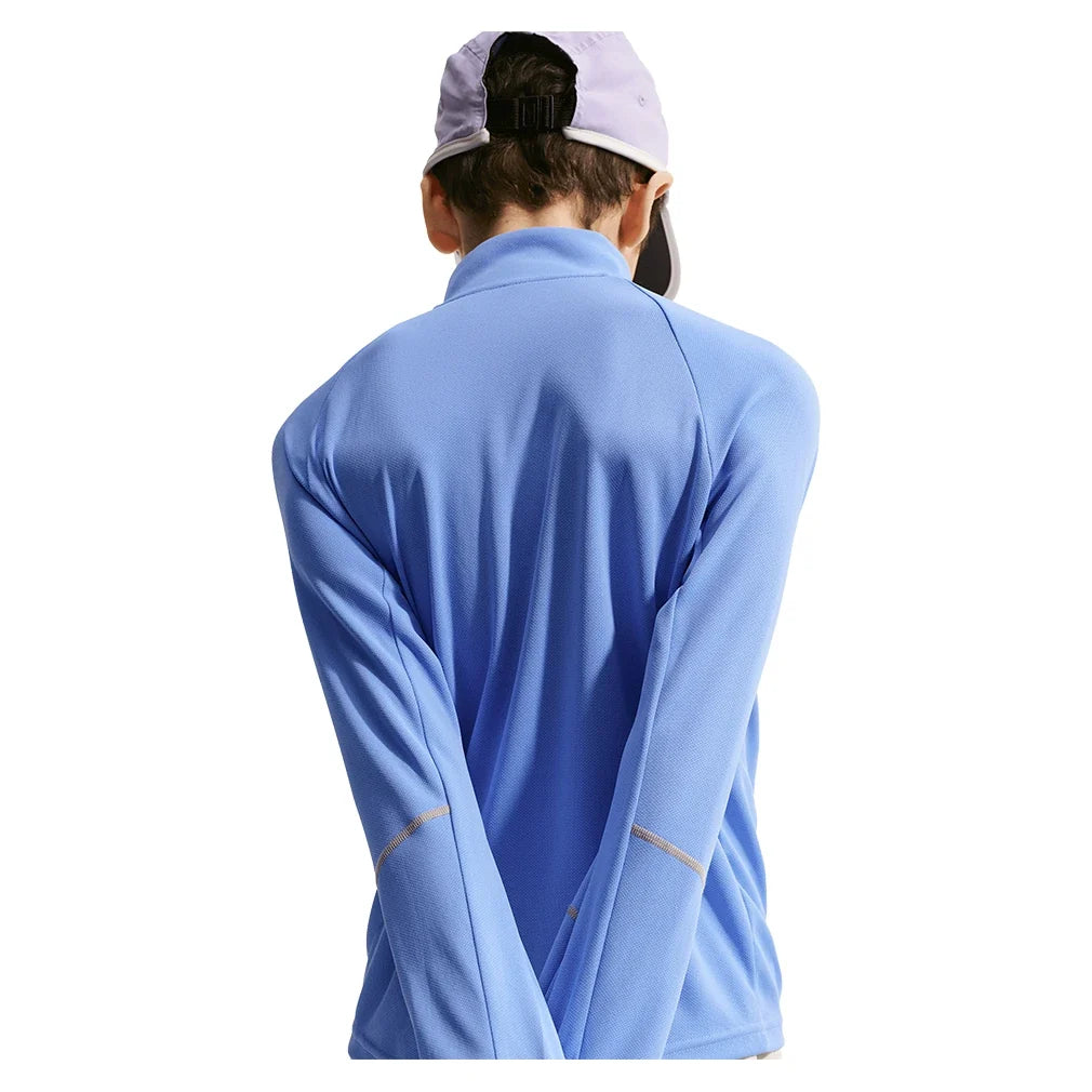 Boys' Dri-FIT Miler Half Zip Top-Apparel-Nike-IF2426-494_3-Tennis Express