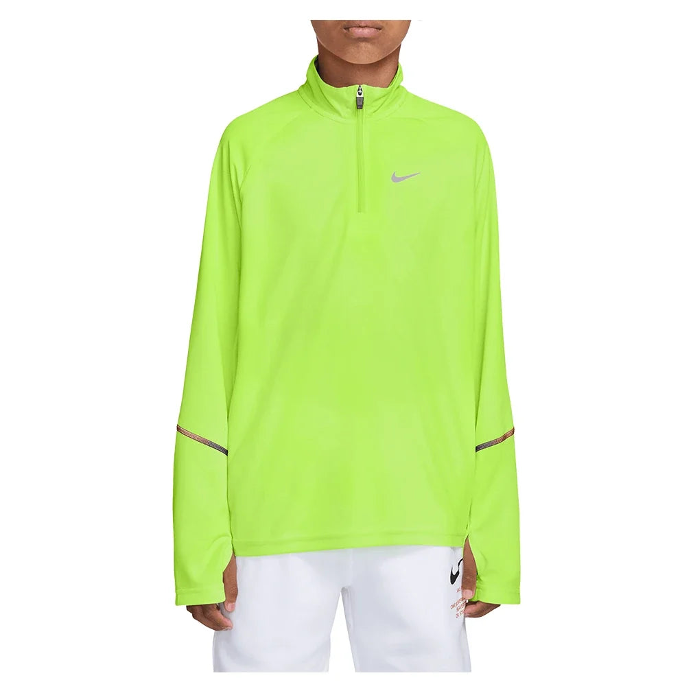 Boys' Dri-FIT Miler Half Zip Top-Apparel-Nike-IF2426-737-Tennis Express