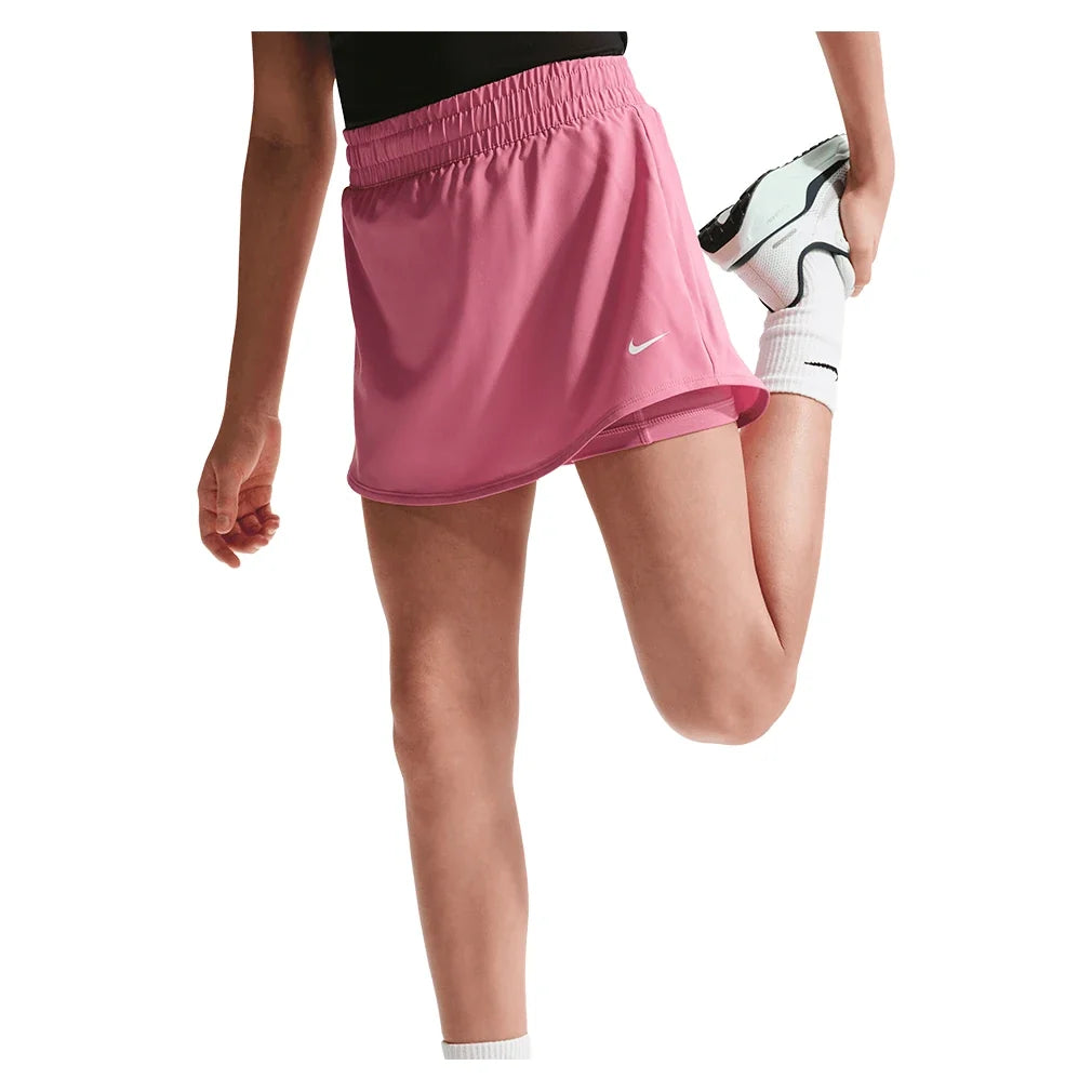 Girls' One Dri-FIT High-Rise Training Skort-Apparel-Nike-IF3956-641-2-Tennis Express