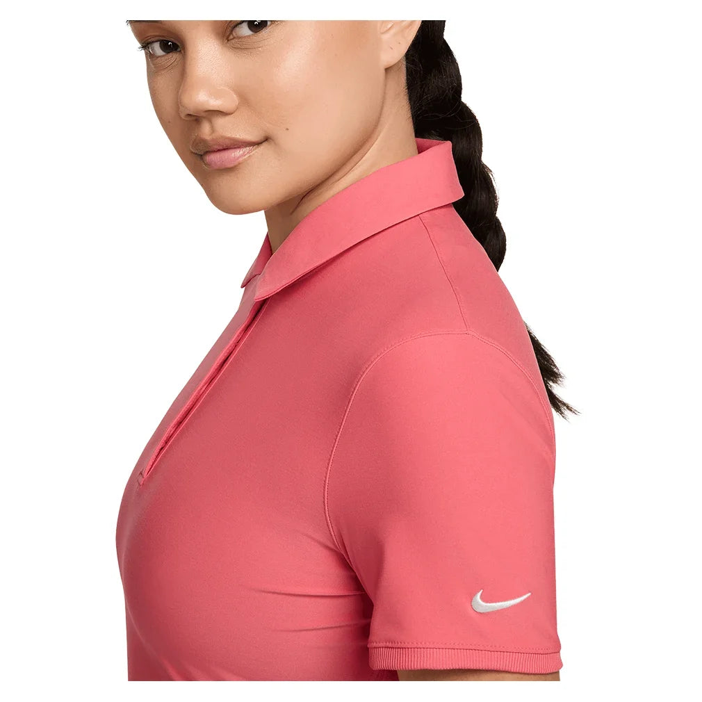 Women's Dri-FIT Victory Short Sleeve Cropped Tennis Polo-Apparel-Nike-IH0519-897_2-Tennis Express