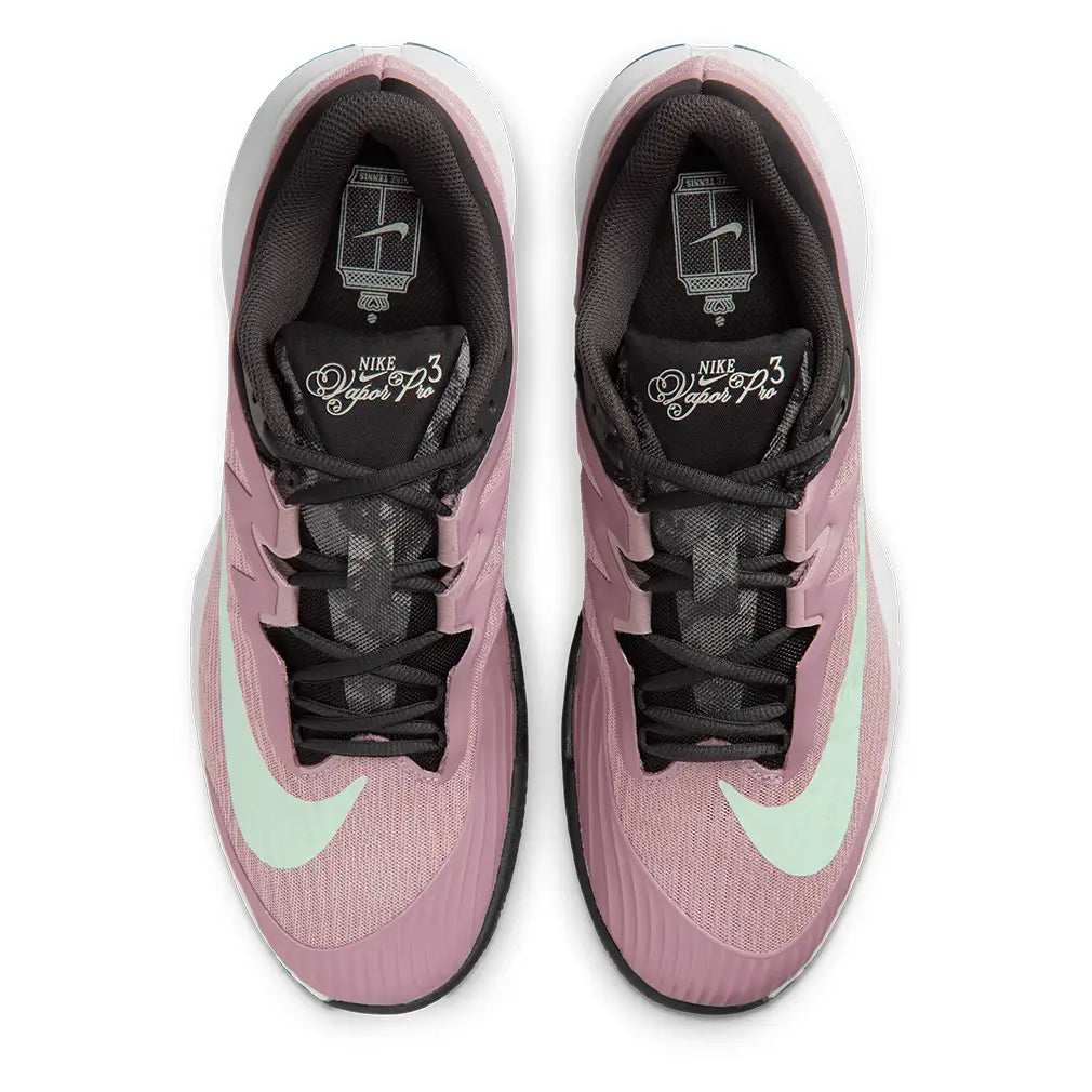 Men's Paris Vapor Pro 3 Premium Clay Tennis Shoes Lt Violet Ore and Barely Green-Footwear-Nike-IH1701-200-3-Tennis Express
