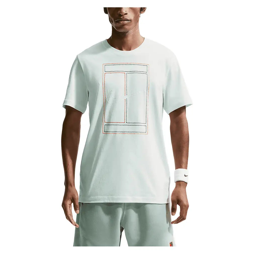 Men's Court Heritage Tennis Tee-Apparel-Nike-IH2085-U26-394-3-Tennis Express