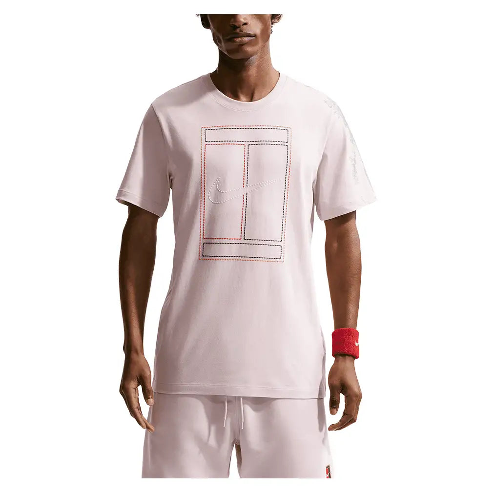 Men's Court Heritage Tennis Tee-Apparel-Nike-IH2085-U26-667-3-Tennis Express