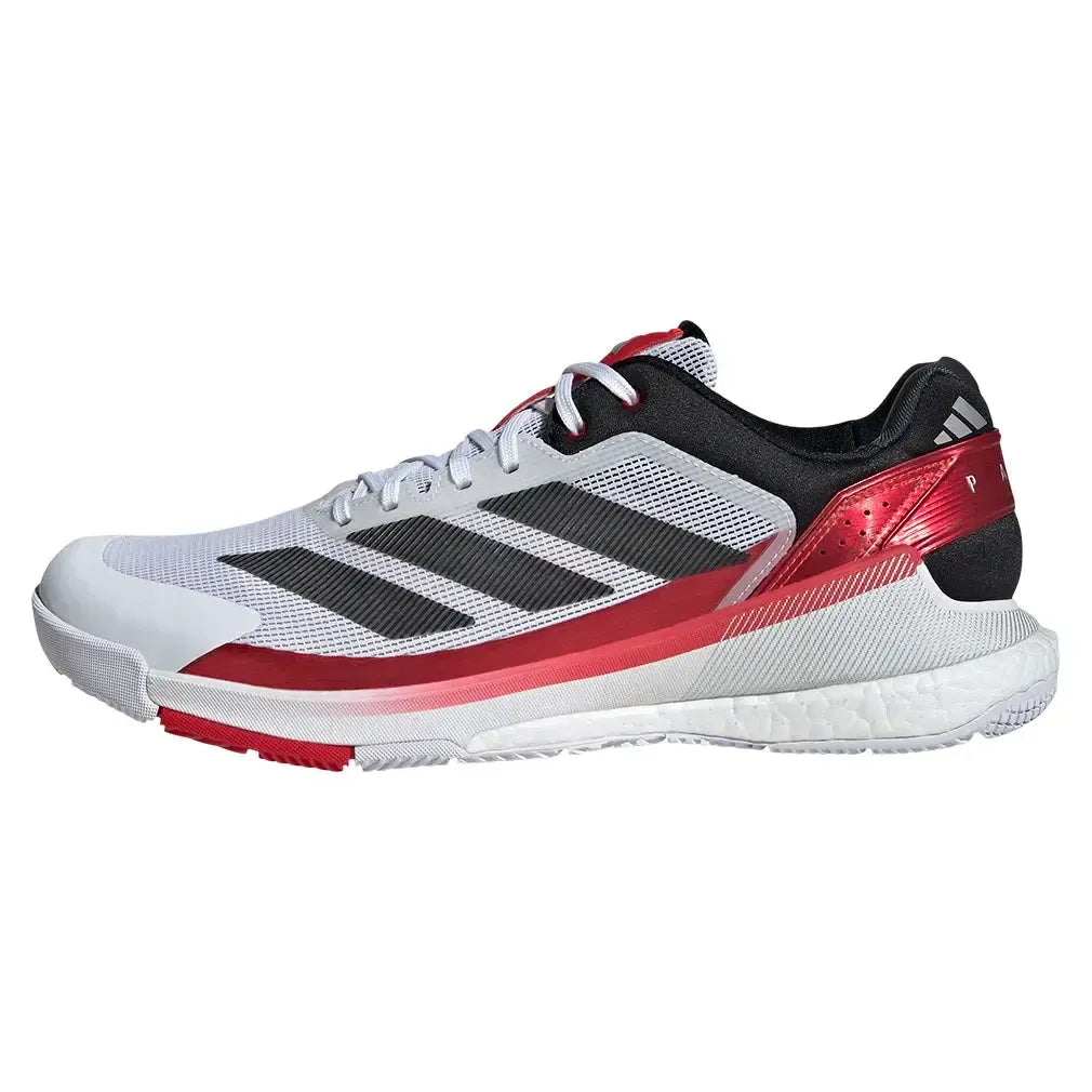 Men's Crazyquick Boost Padel Shoes Footwear White and Lucid Red-Footwear-Adidas-IH3636-F25-1-Tennis Express