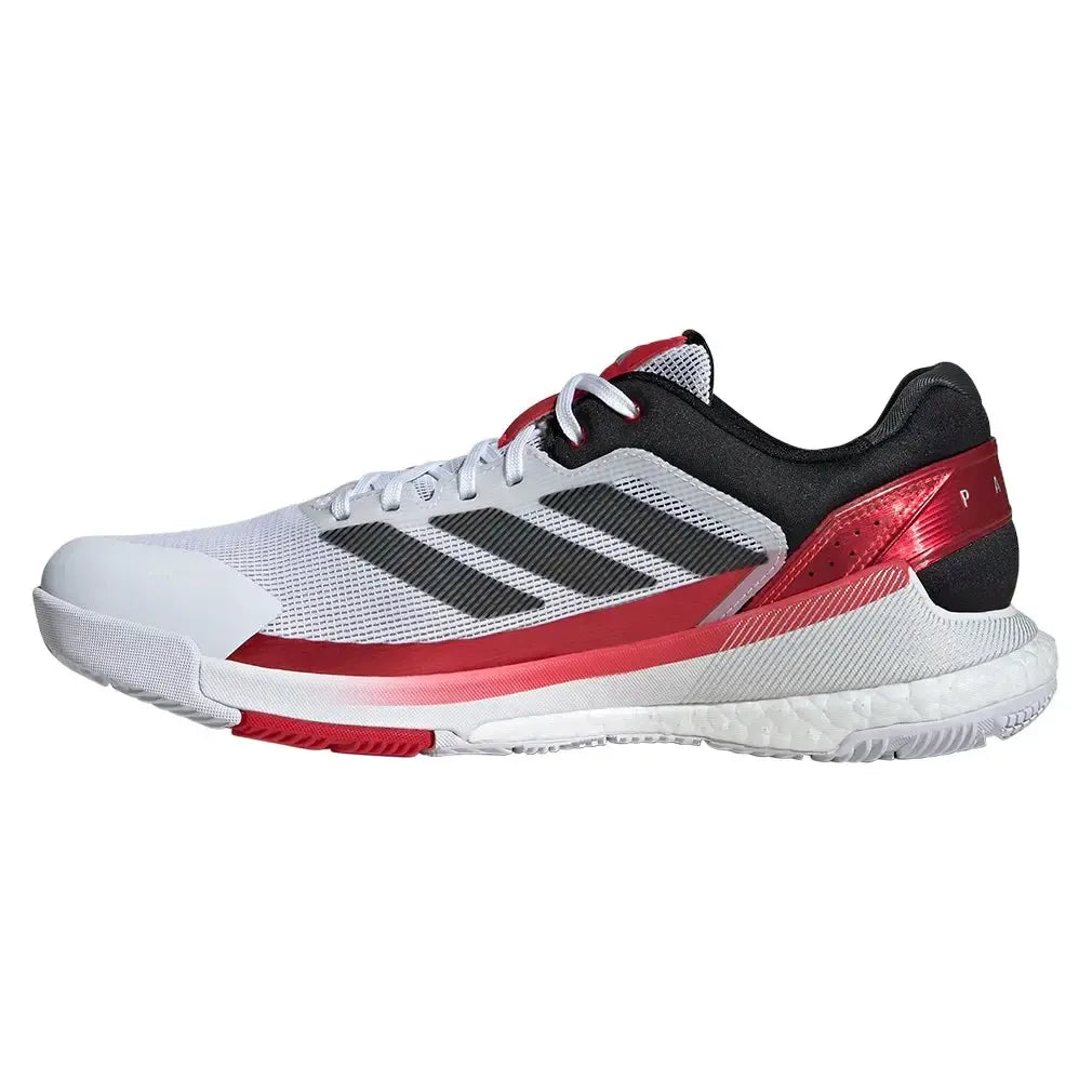 Men's Crazyquick Boost Padel Shoes Footwear White and Lucid Red-Footwear-Adidas-IH3636-F25-2-Tennis Express