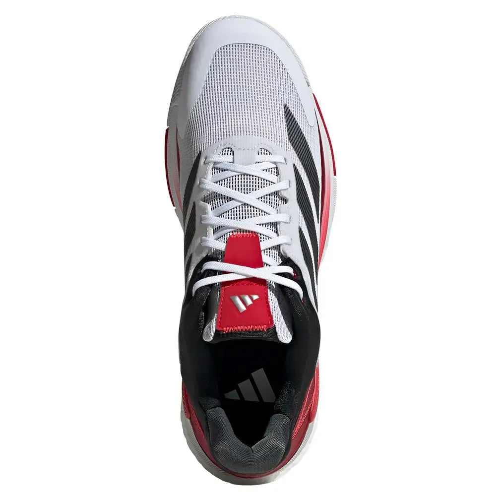 Men's Crazyquick Boost Padel Shoes Footwear White and Lucid Red-Footwear-Adidas-IH3636-F25-3-Tennis Express
