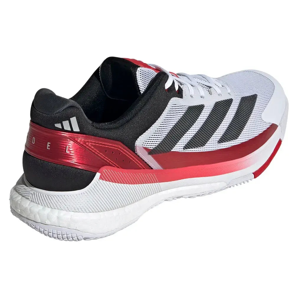 Men's Crazyquick Boost Padel Shoes Footwear White and Lucid Red-Footwear-Adidas-IH3636-F25-4-Tennis Express