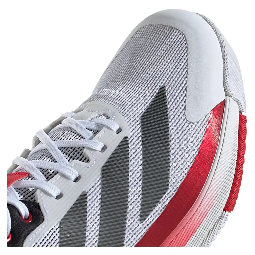 Men's Crazyquick Boost Padel Shoes Footwear White and Lucid Red-Footwear-Adidas-IH3636-F25-6-Tennis Express