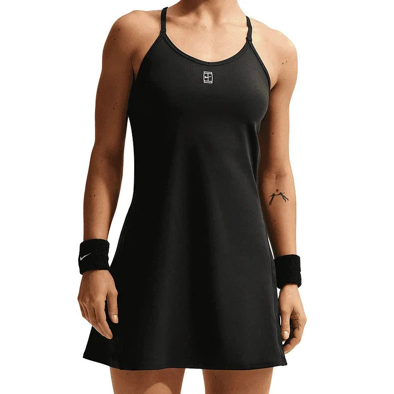 Women's Court Dri-FIT Advantage Strap Tennis Dress-Apparel-Nike-IH3739-010_1-705138Tennis Express