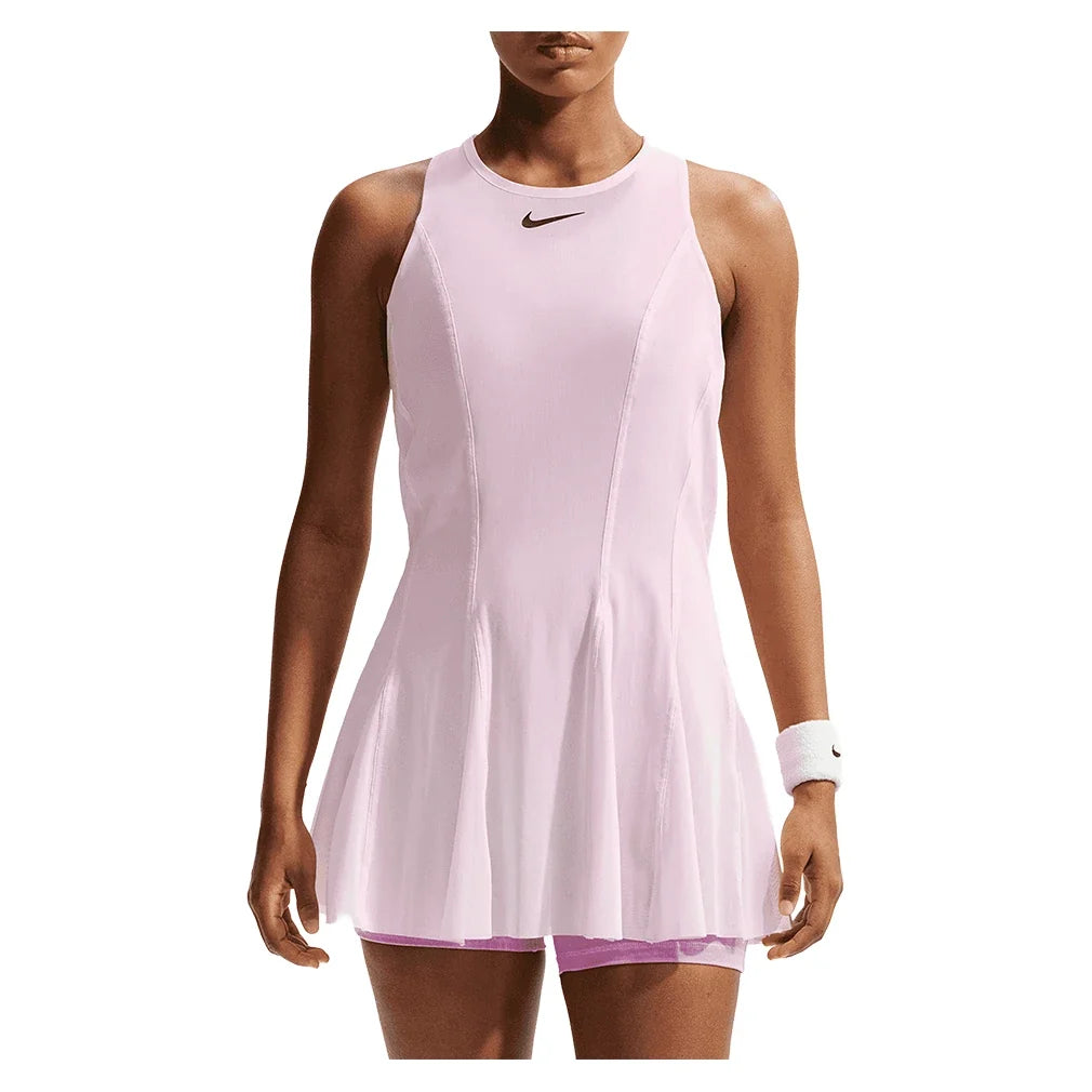 Women's Paris Court Dri-FIT Slam Tennis Dress,Apparel,Nike,663 Pink Foam/Lt Magenta,XS,Tennis Express,IH3765-663