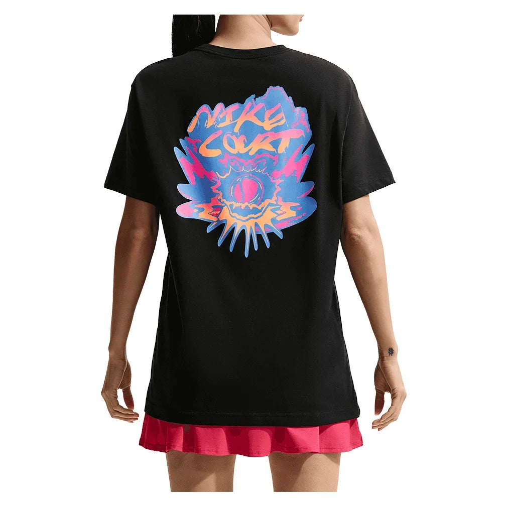 Women's Oz Open Slam Short Sleeve Tennis Tee-Apparel-Nike-IH5979-010_2-Tennis Express