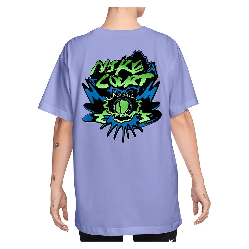 Women's Oz Open Slam Short Sleeve Tennis Tee-Apparel-Nike-IH5979-569_2-Tennis Express