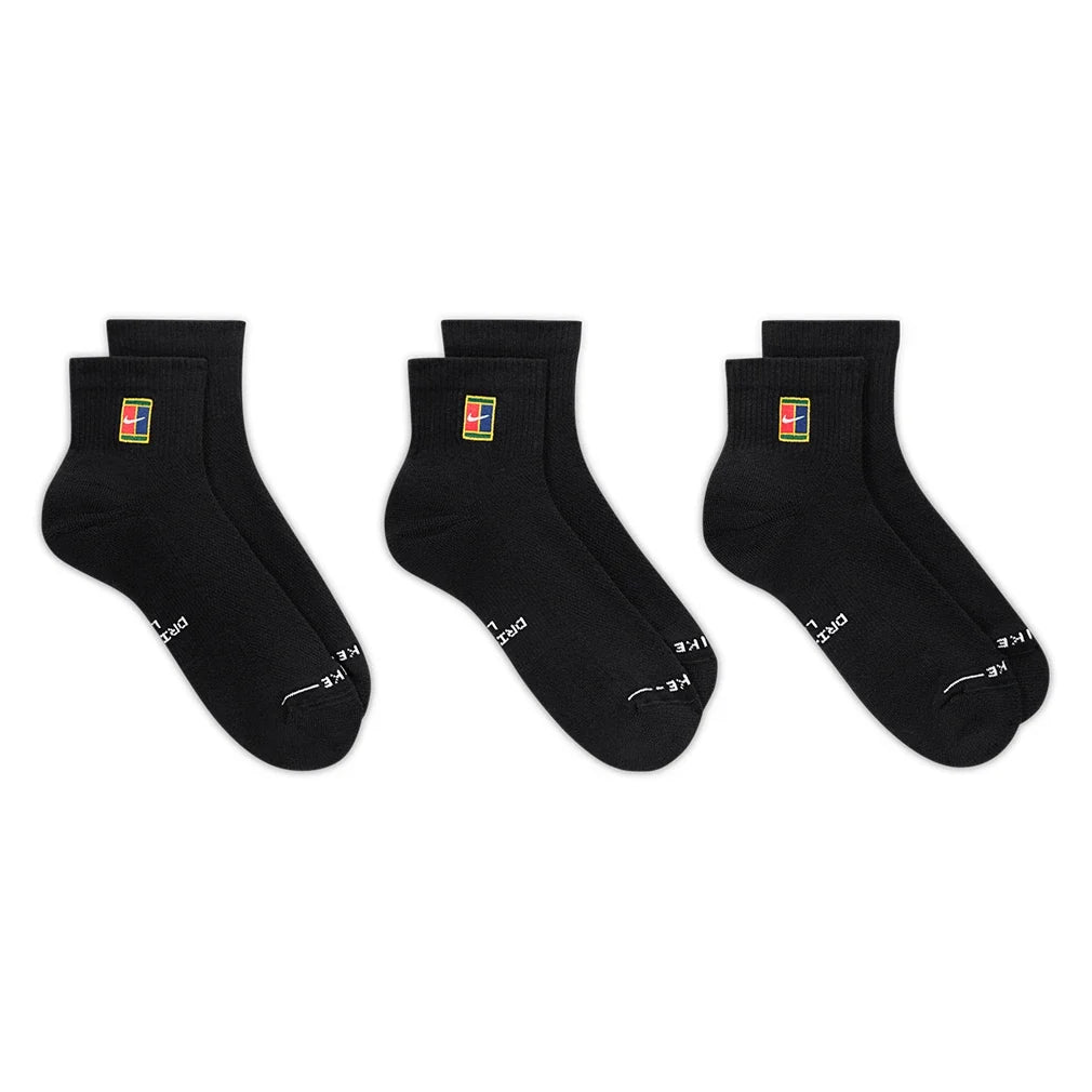 Unisex Everyday Elevated Ankle Socks (3 Pairs)-Socks-Nike-IH8635-902_1-Tennis Express