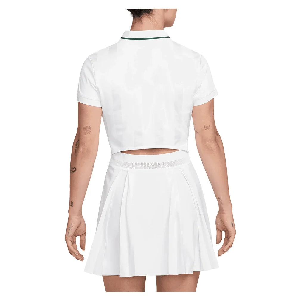 Women's London Court Dri-FIT Slam Tennis Dress White,Apparel,Nike,,,Tennis Express,II3462-100-2