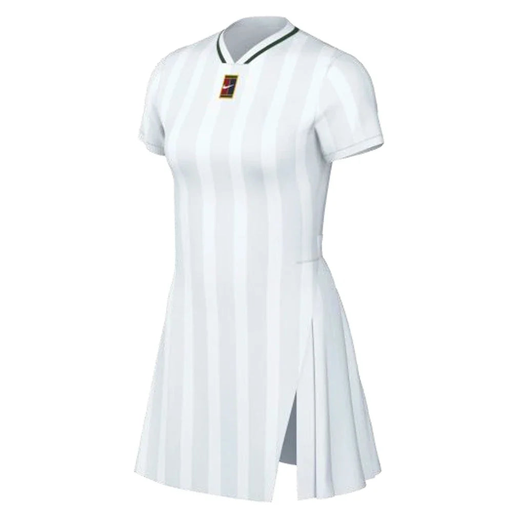 Women's London Court Dri-FIT Slam Tennis Dress White,Apparel,Nike,,,Tennis Express,II3462-100