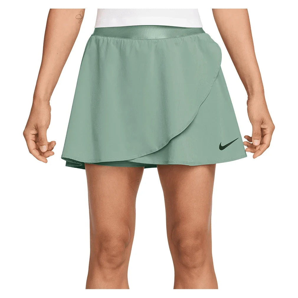 Women's Paris Court Slam High-Rise Woven Tennis Skort,Apparel,Nike,006 Steam,XS,Tennis Express,II3469-006-2