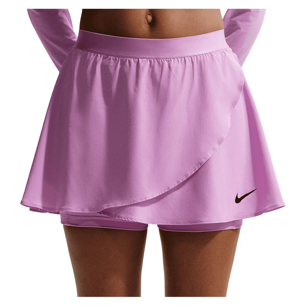 Women's Paris Court Slam High-Rise Woven Tennis Skort,Apparel,Nike,503 Lt Magenta,XS,Tennis Express,II3469-503