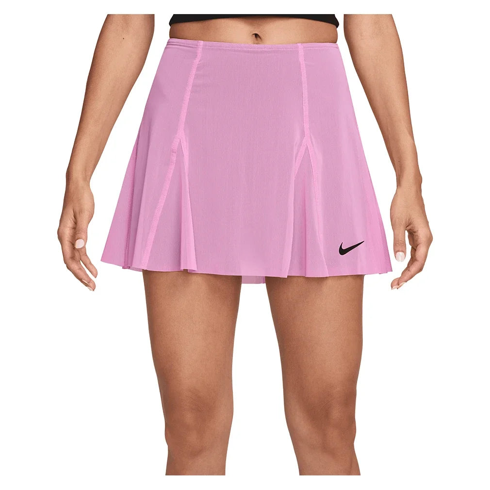Women's Paris Court Slam High-Rise Tennis Skort,Apparel,Nike,503 Lt Magenta/Tattoo,XS,Tennis Express,II3472-503_4