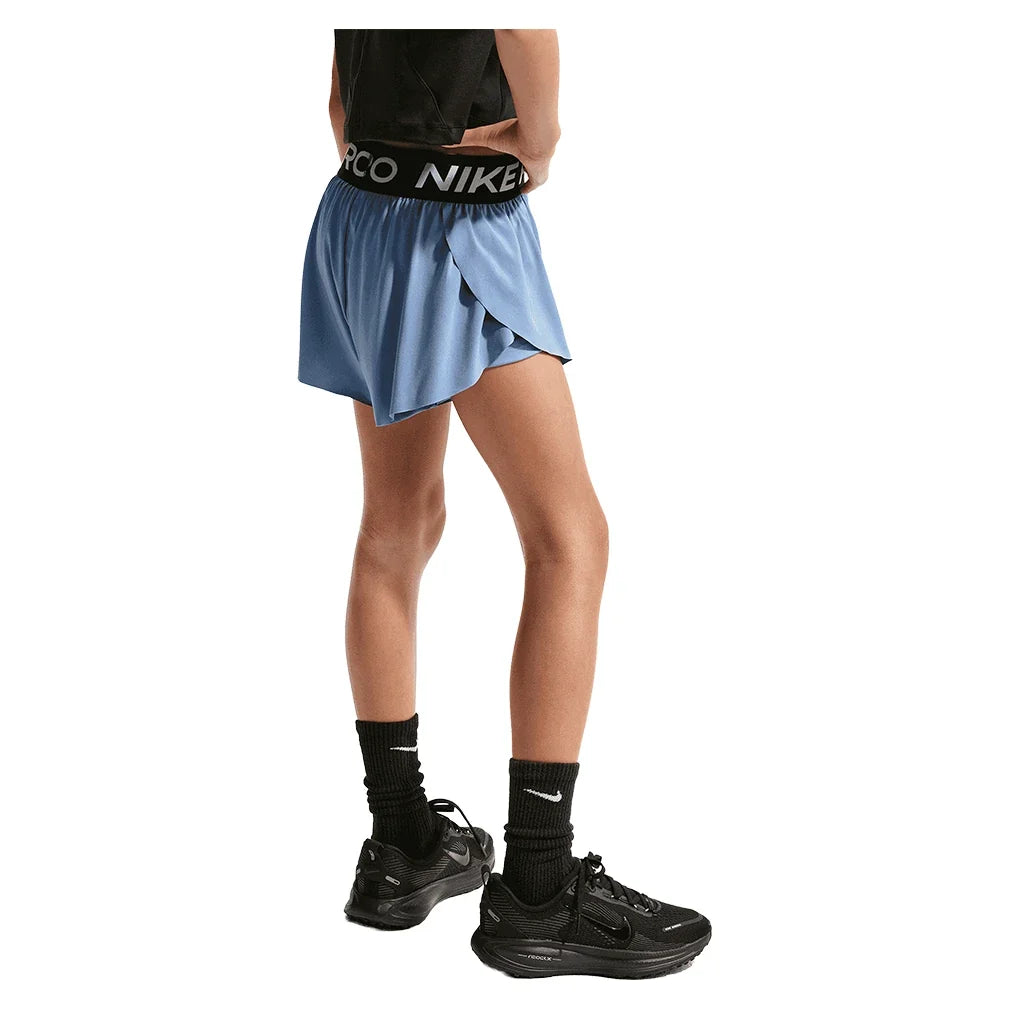 Girls' Pro Dri-FIT 2in1 Knit Training Short-Apparel-Nike-II3640-486_3-Tennis Express