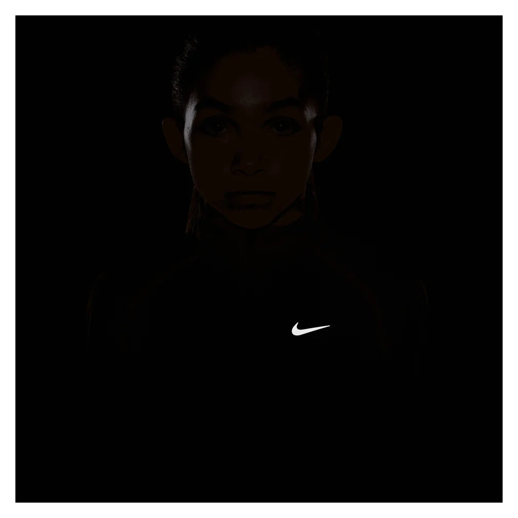 Girls' Dri-FIT Tempo Long-Sleeve Half-Zip Training Top Black and White, Nike, Tennis Express, IM3661-010BH26-5