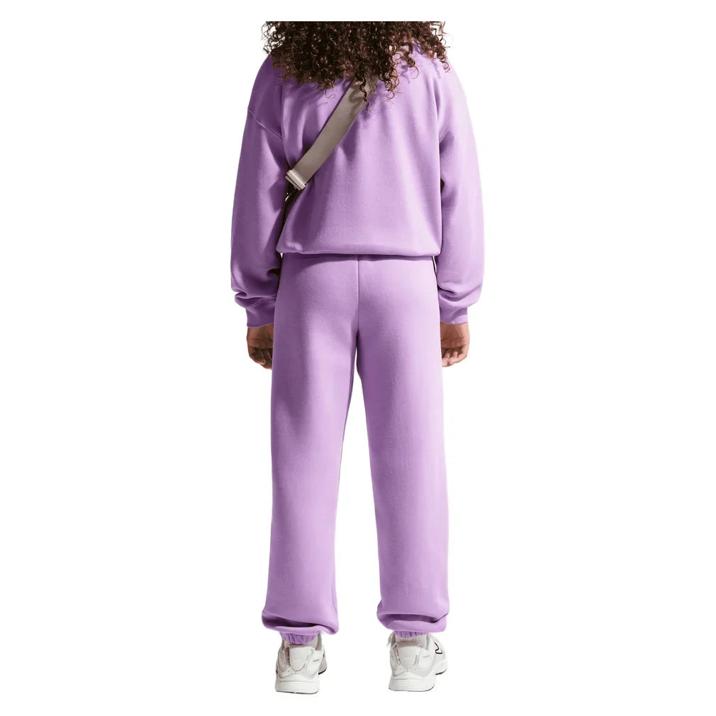 Girls' Sportswear Studio Fleece Loose Pants Violet Star and White, Nike, Tennis Express, IM4905-589H26-2