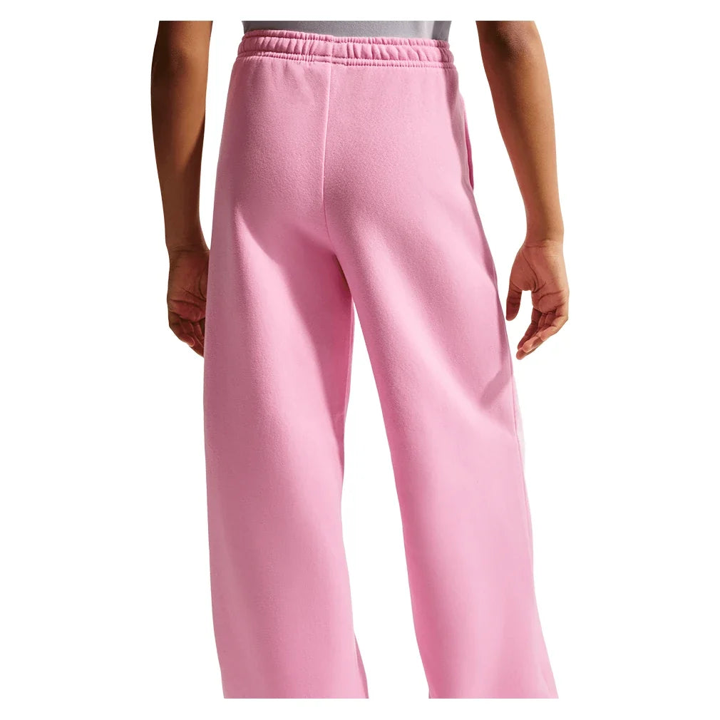 Girls' Sportswear Studio Fleece Open-Hem Pants,Apparel,Nike,,,Tennis Express,IM4973-621_2