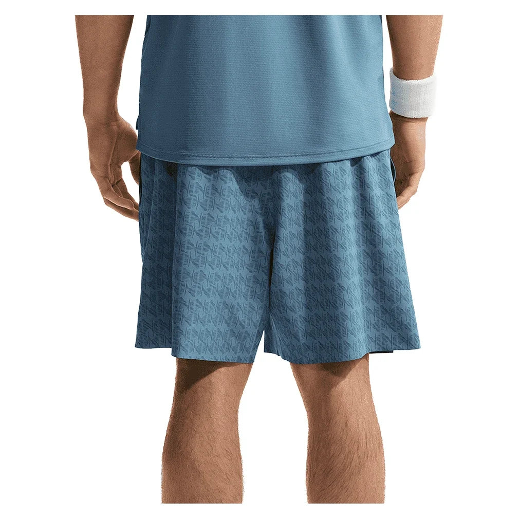 Men's Court Dri-FIT Advantage 6 Inch Print Tennis Short New Slate and Armory Navy,Apparel,Nike,,,Tennis Express,IM6082-438_4