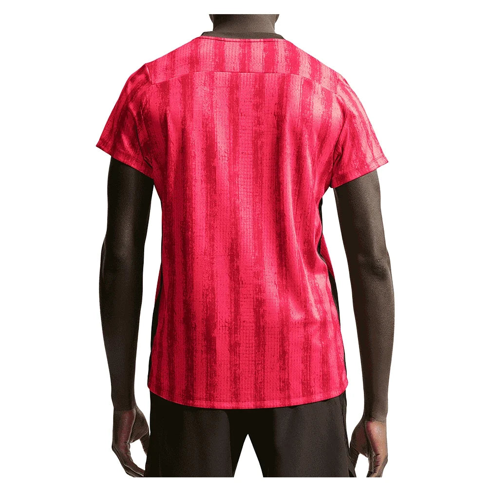 Men's Court Dri-FIT Victory Printed Tennis Top,Apparel,Nike,,,Tennis Express,IM6086-677_1_a9601310-52c4-4379-8d92-ada6aeab368d