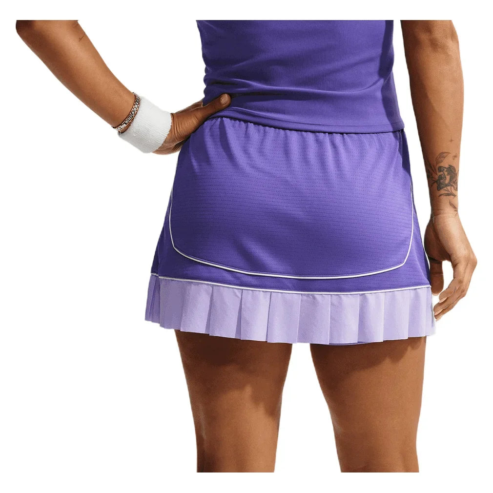 Women's Court Dri-FIT Advantage High-Rise Tennis Skort Dark Iris and Purple Pulse, Nike, Tennis Express, IM9404-579H26-1
