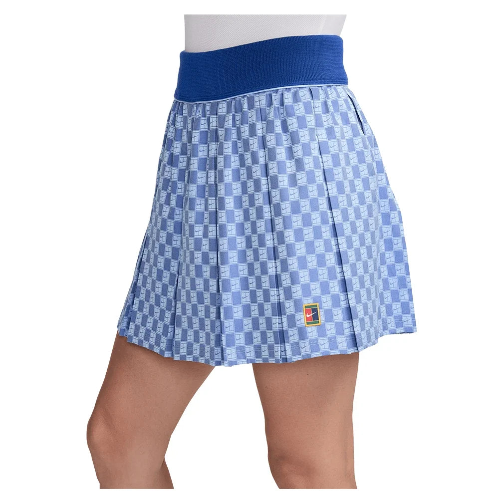 Women's Court Collection High-Rise Tennis Skort Aluminum,Apparel,Nike,,,Tennis Express,IM9414-468_1