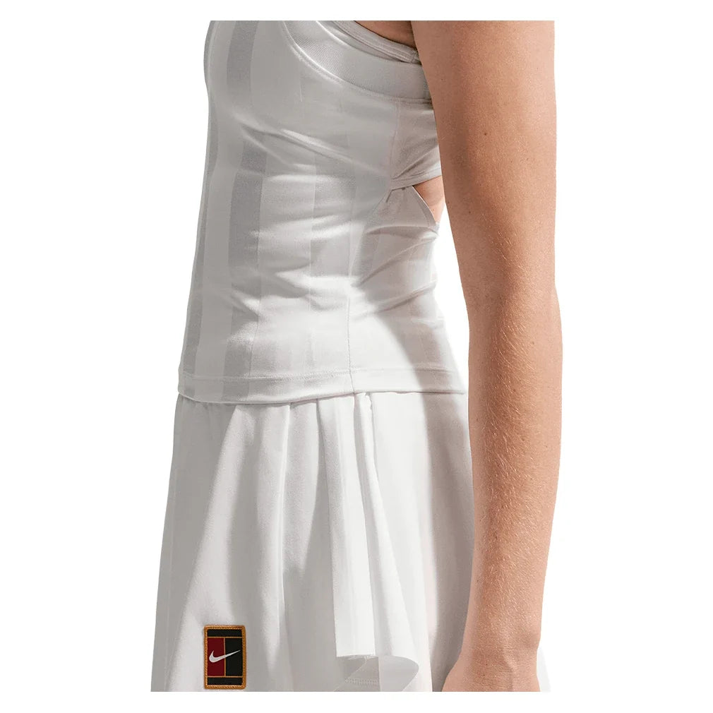 Women's London Court Dri-FIT Slam High-Rise Tennis Skort White,Apparel,Nike,,,Tennis Express,IO0471-100_5