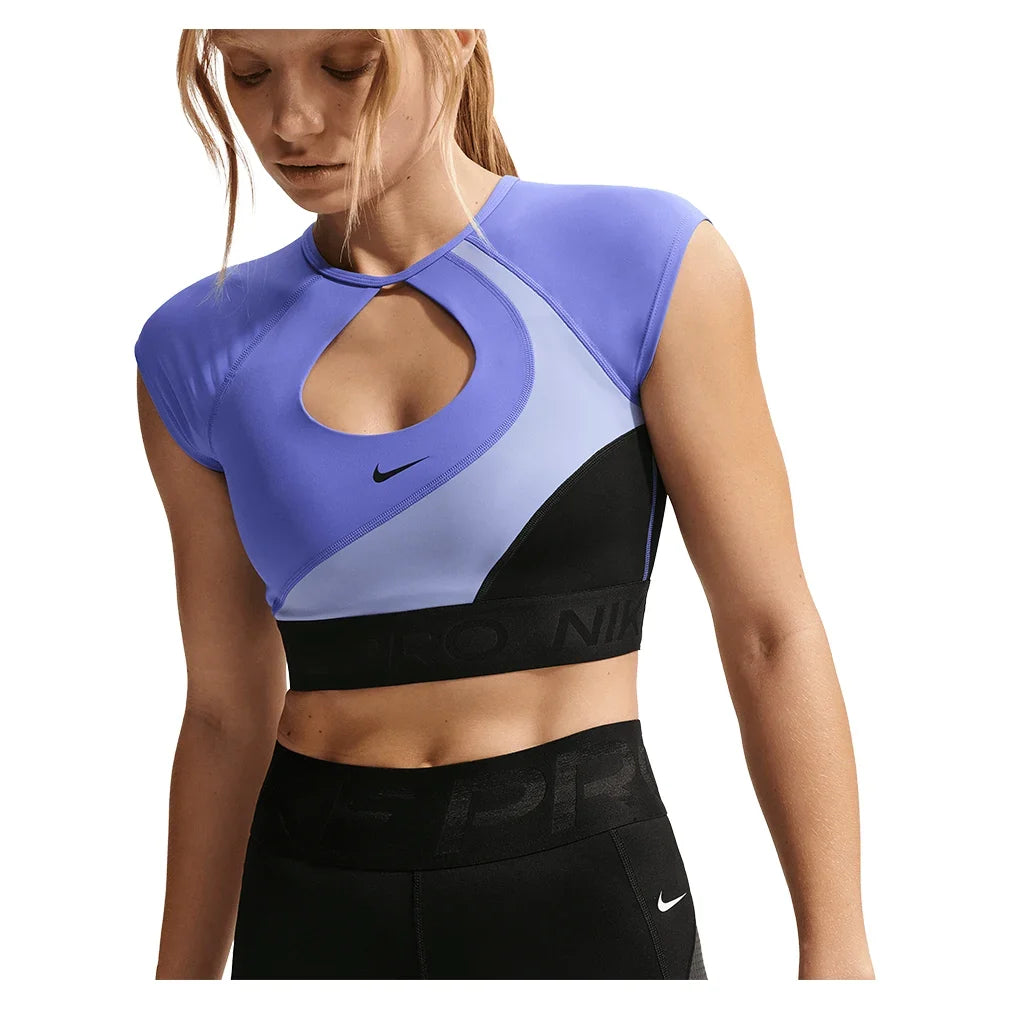 Women's Pro Sculpt Short Sleeve Tennis Bra-Apparel-Nike-IQ0366-010_1-704934Tennis Express
