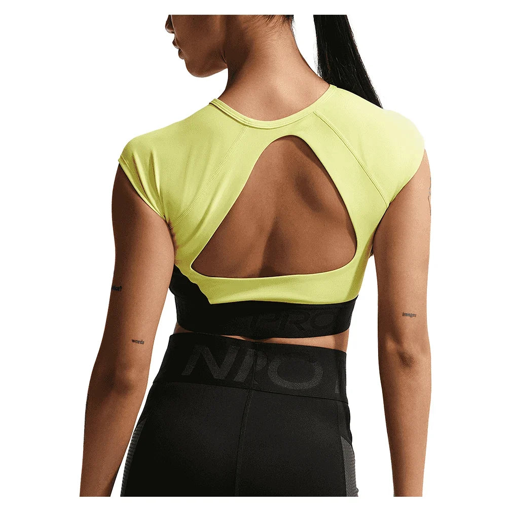 Women's Pro Sculpt Short Sleeve Tennis Bra-Apparel-Nike-IQ0366-307_3-Tennis Express
