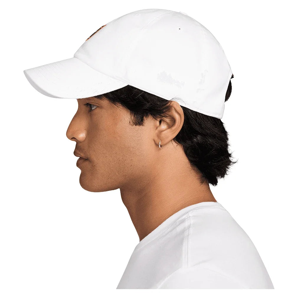Unisex Club Court Logo Unstructured Tennis Cap-Apparel-Nike-IQ1321-100-1-Tennis Express