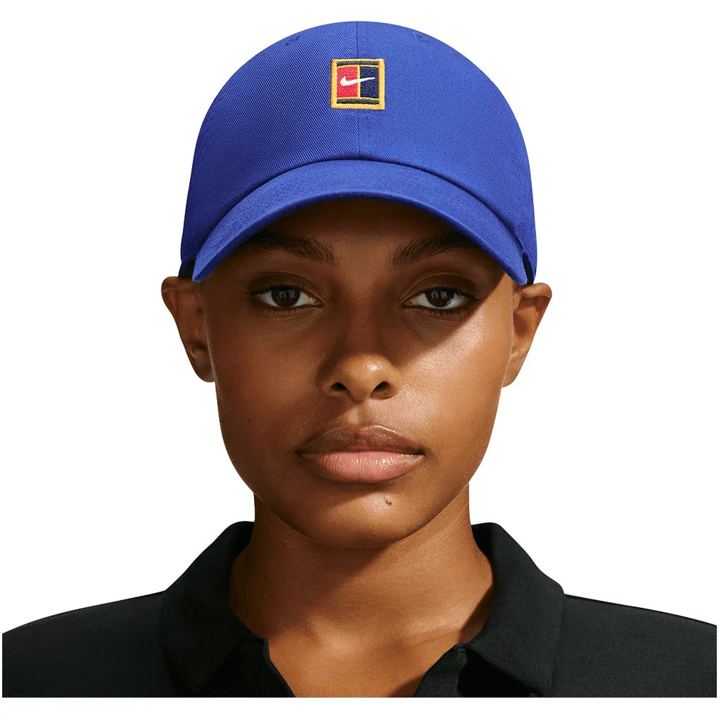 Unisex Club Court Logo Unstructured Tennis Cap,Apparel,Nike,Old Royal,One Size,Tennis Express,IQ1321-417_3