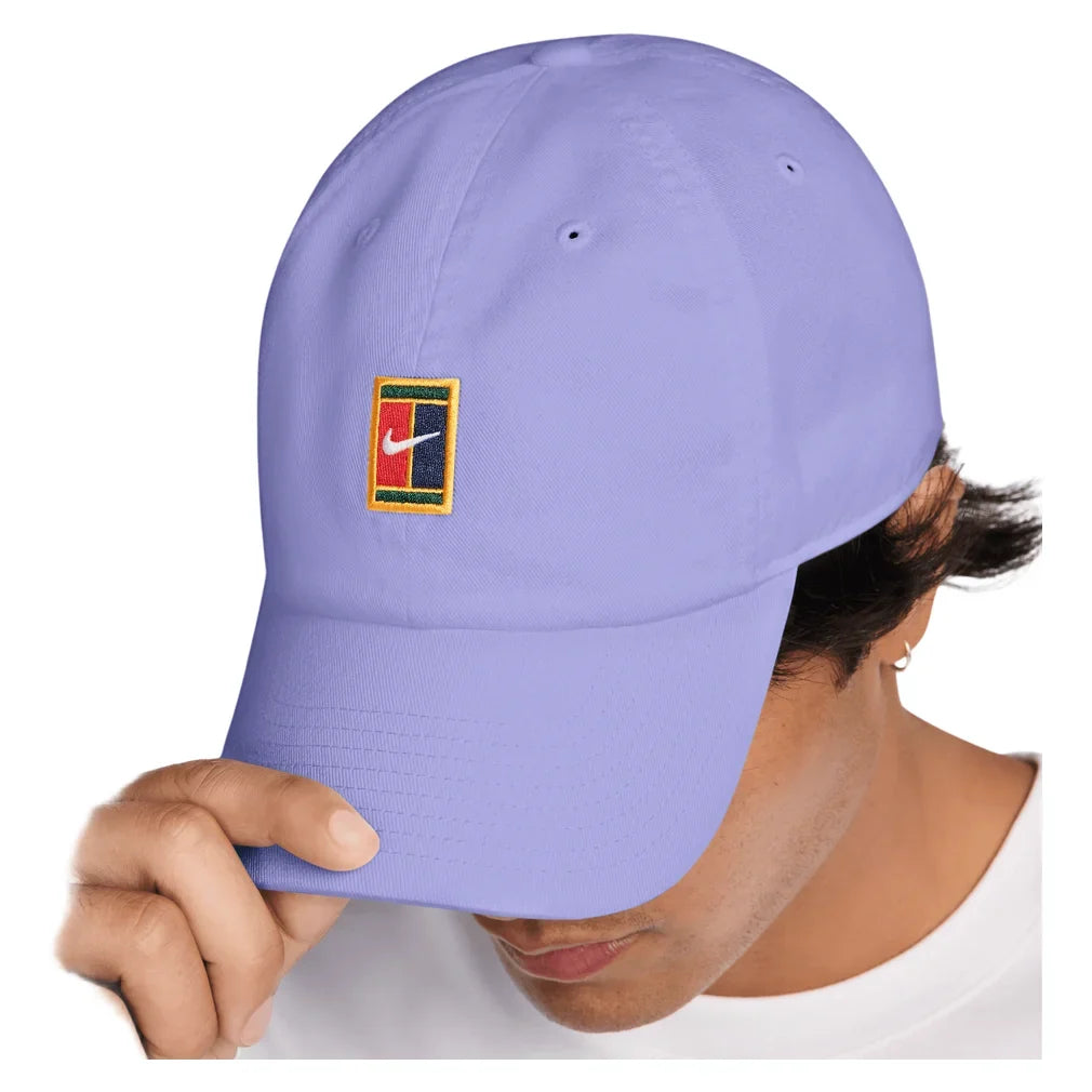Unisex Club Court Logo Unstructured Tennis Cap, Nike, 580 Purple Pulse, Tennis Express, IQ1321-H26-580-PURPLE-PULSE-1