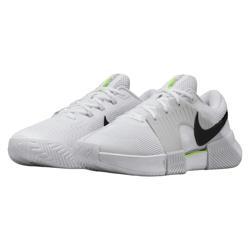 Men's Zoom GP Challenge 1.5 Tennis Shoes White and Black, Nike, White/Black, Tennis Express, IQ5180-100BH26-WHITE-BLACK-1