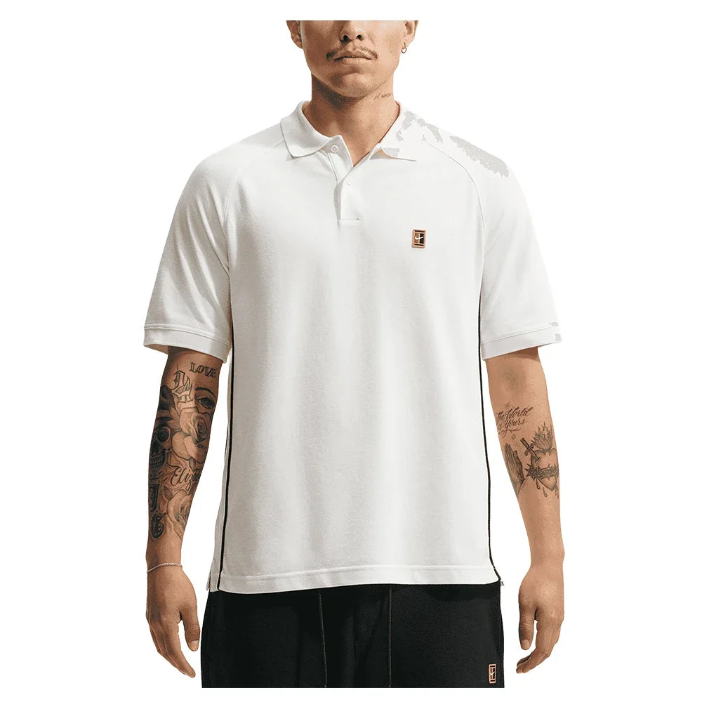 Men's Club Rules Sports Polo,Apparel,Nike,133 Sail/Obsidian,XS,Tennis Express,IQ8447-133