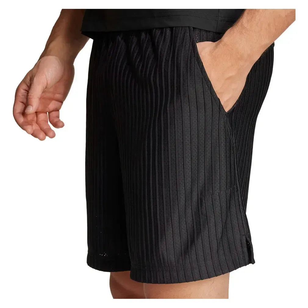 Men's Tennis Short and Tight Set Black-Apparel-Adidas-IS6963_5-Tennis Express