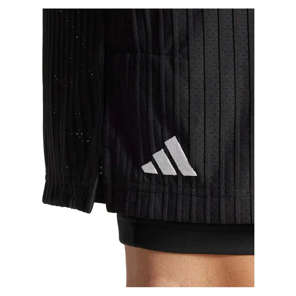Men's Tennis Short and Tight Set Black-Apparel-Adidas-IS6963_6-Tennis Express