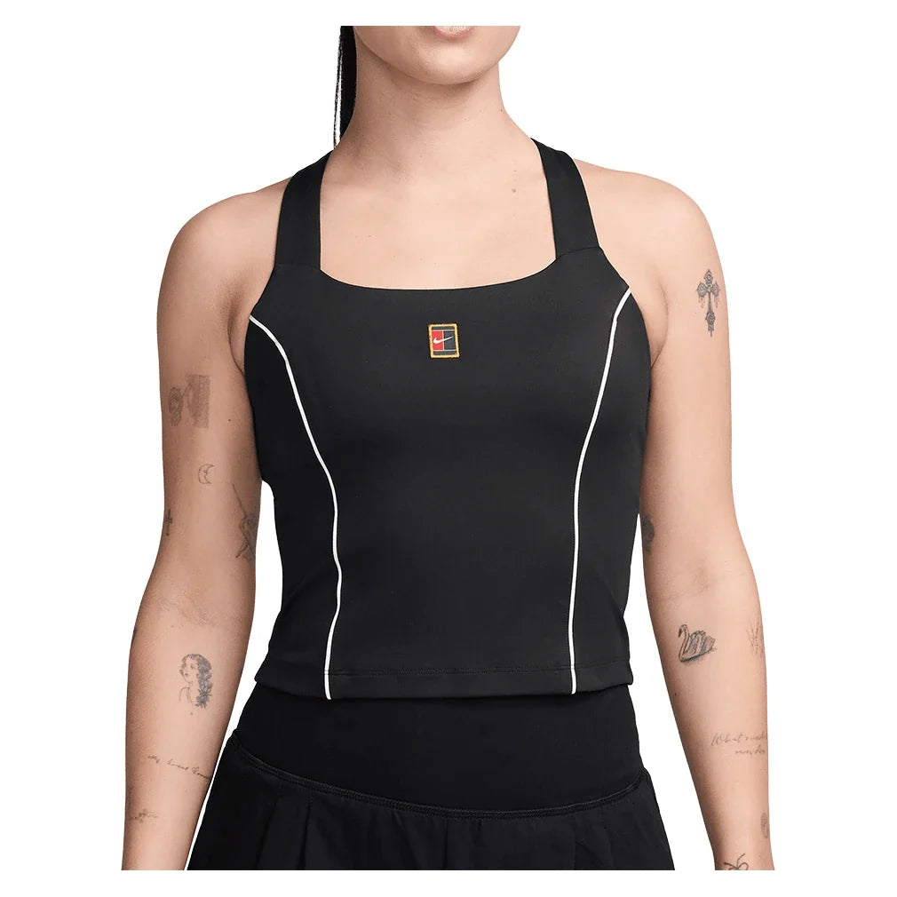 Women's Court Collection Dri-FIT Tennis Tank,Apparel,Nike,010 Black,XS,Tennis Express,IU1829-010